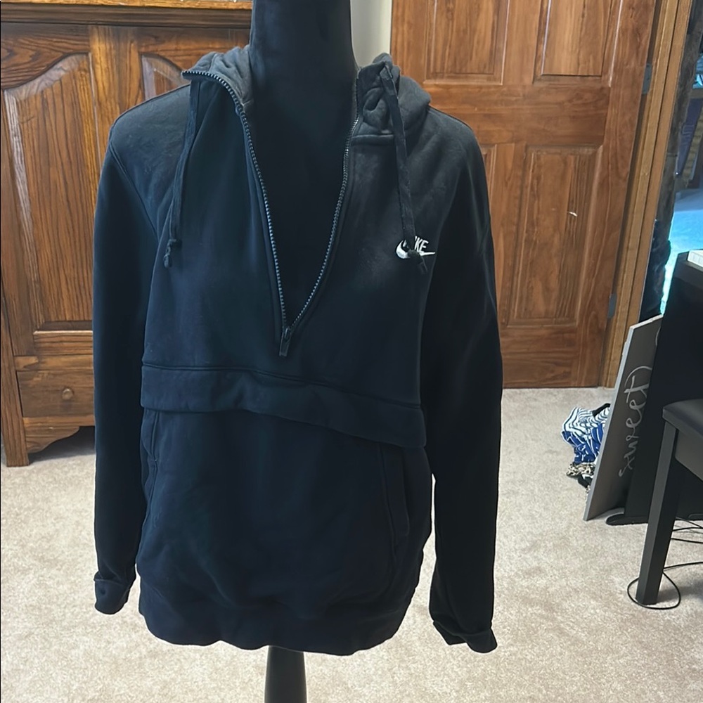 Nike Black Half-Zip Hoodie